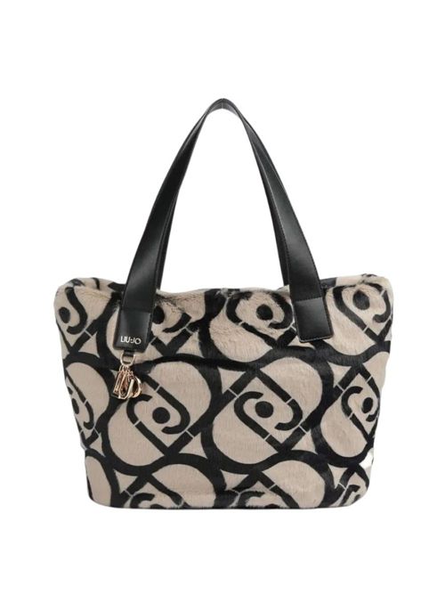 Borsa hobo grande in pelliccia sintetica LIU JO | AF5154E0305/00838